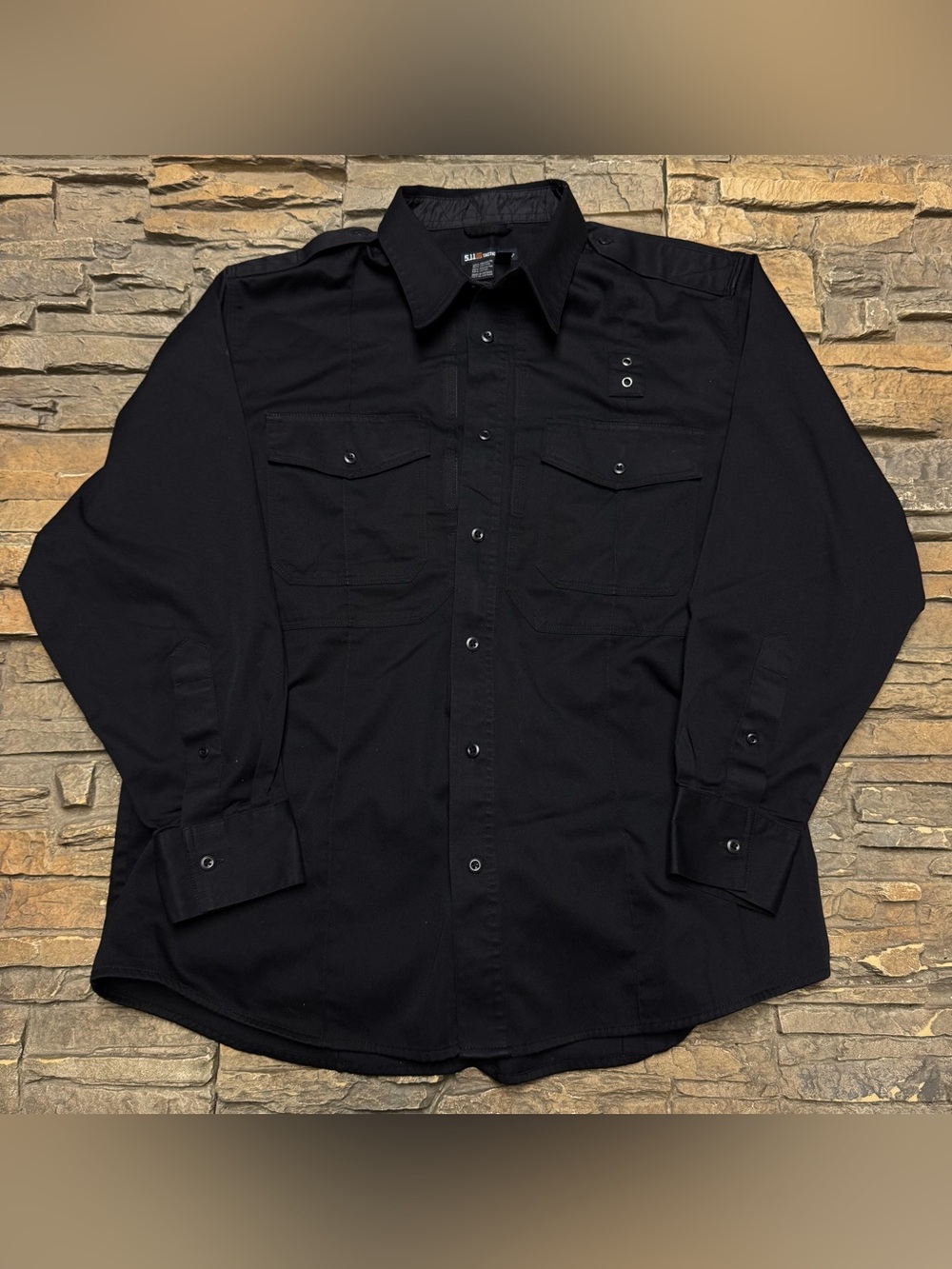 5.11 Tactical PDU Class A Twill Shirt Mens XL Long Sleeve Midnight Navy Black